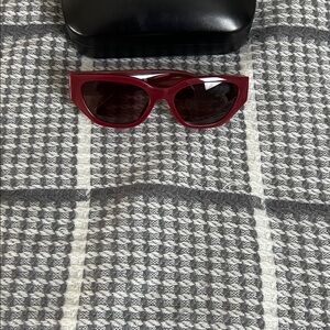 Coach Glossy Burgundy Sunglasses